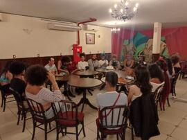 Reunião de lideranças locais do movimento Ballroom no Teatro Goiânia Ouro