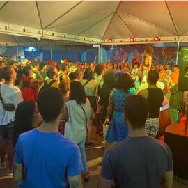 Público do Ball de Todas as Cores no Beco da Cordona