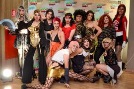 Retrato coletivo de drags no 3º DIGO (2018)