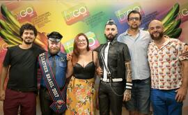 Retrato coletivo da sessão de exibição de "Mr. Leather", de Daniel Nolasco, do 4º DIGO (2019) no Cine Lumière do Banana Shopping