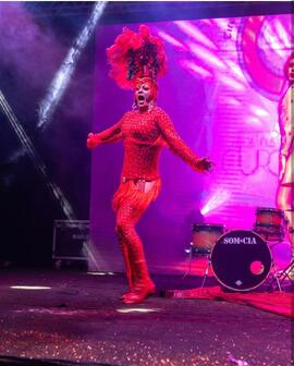 Apresentação de Morganna Voguel no Encerramento do Circuito Cultural Goiânia de Todas as Cores na chácara Sol Nascente