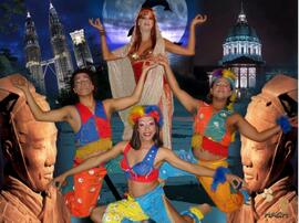 Fotomontagem sobre a performance 'All or Nothing' do Jú Onze e 24