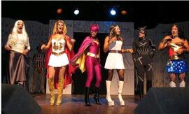 Apresentação das 'Heroínas do Jú' no Teatro Pyguá do Centro Cultural Martin Cererê de Goiânia